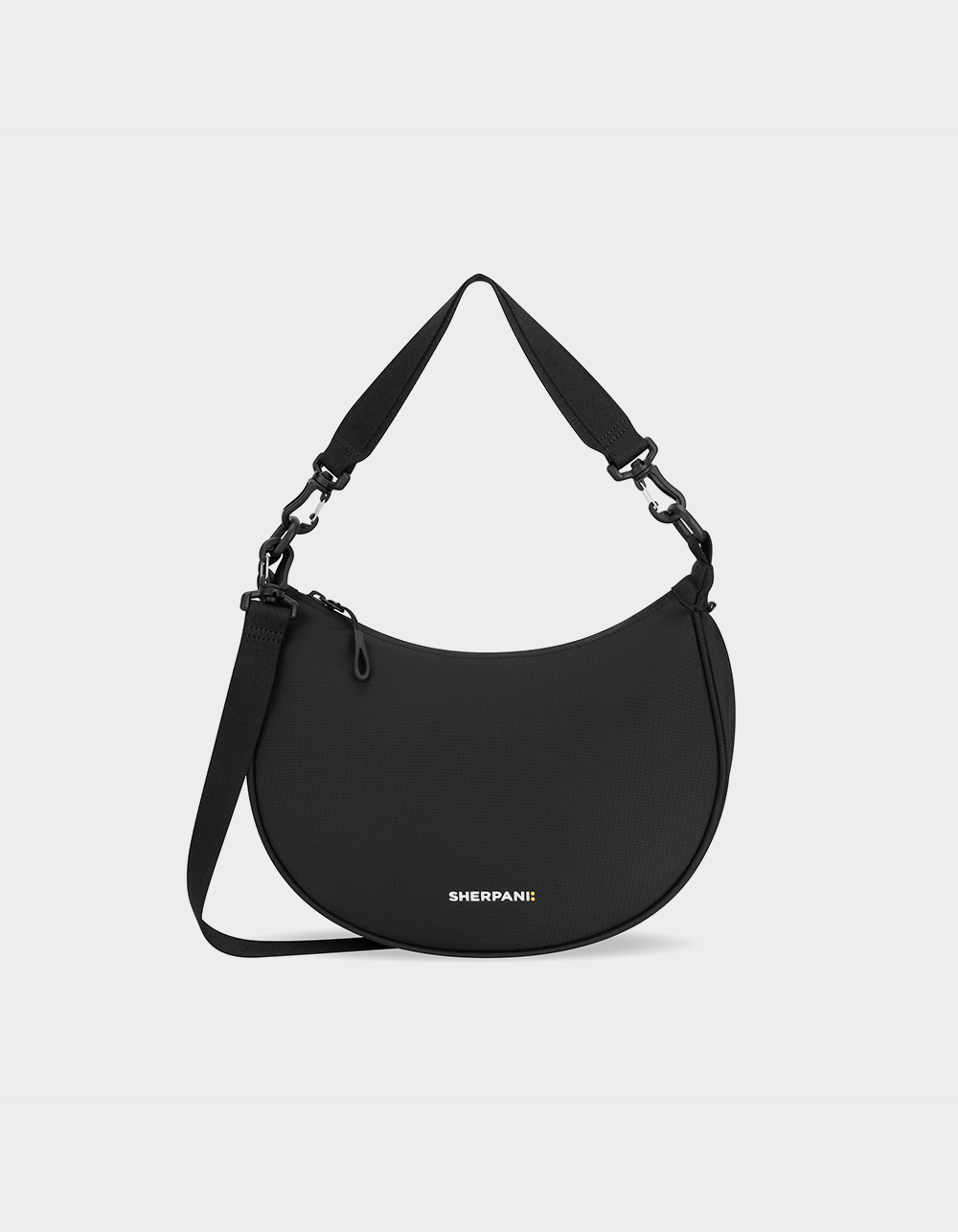 SHERPANI Mina Crescent Bag - BLACK