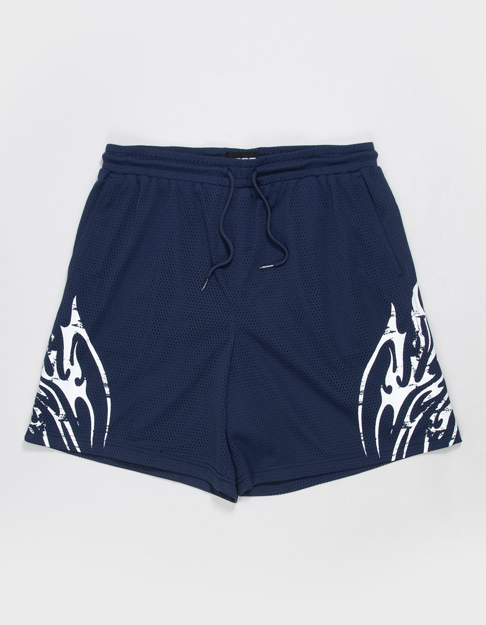 RSQ Mens 6" Mesh Shorts - NAVY/WHITE
