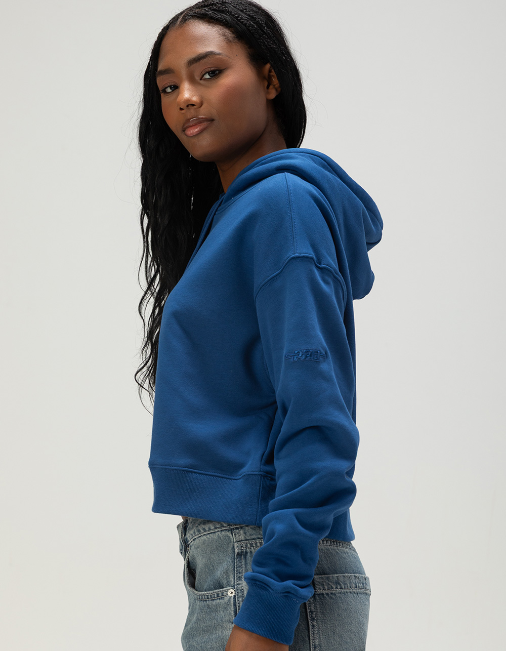 PRO STANDARD Los Angeles Dodgers Womens Hoodie - BLUE