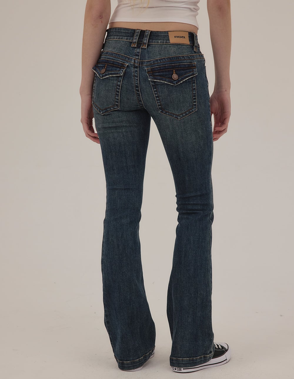 RSQ Womens Low Rise Bootcut Jeans