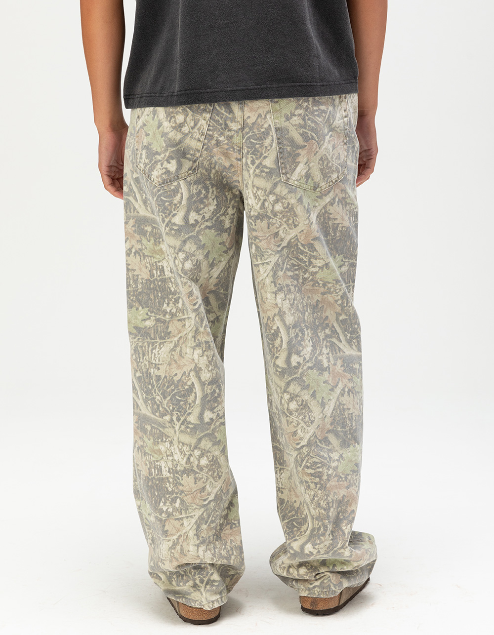 RSQ Mens Baggy Camo Print 5 Pocket Pants