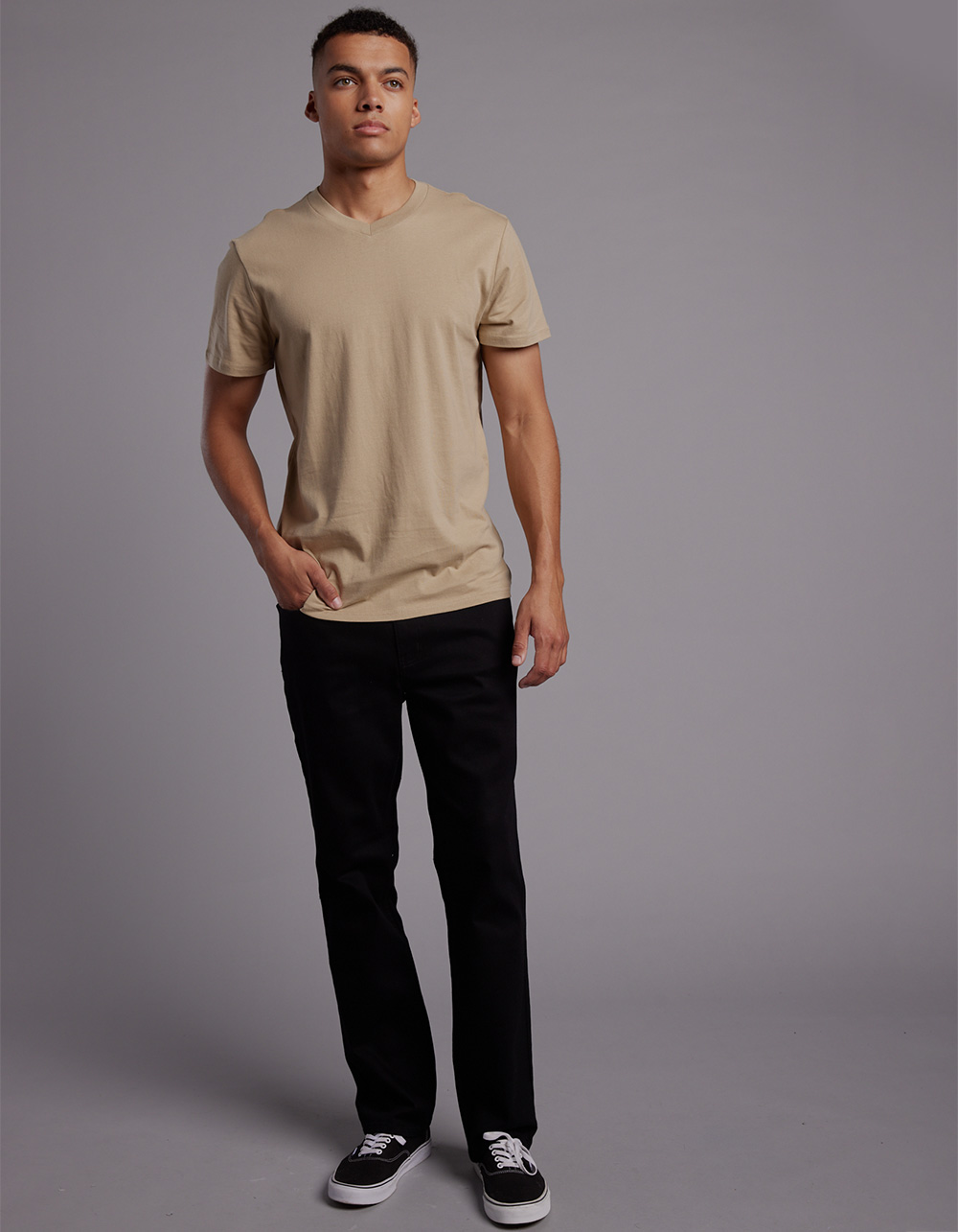 RSQ Mens Slim Straight Jeans - BLACK DENIM