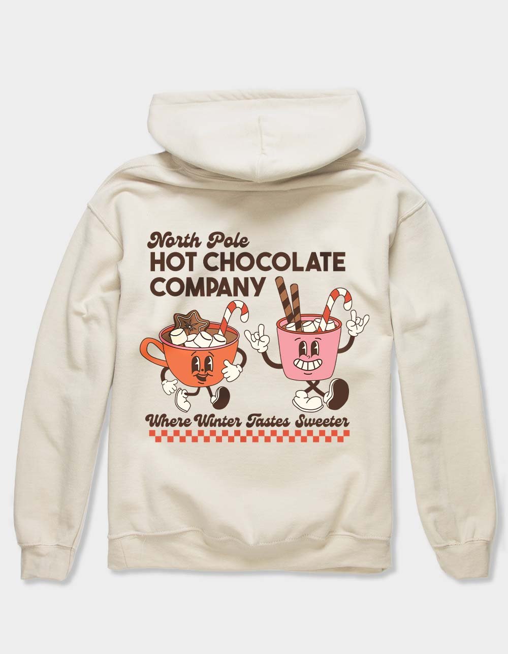 NORTH POLE Hot Cocoa Company Unisex Hoodie - SAND