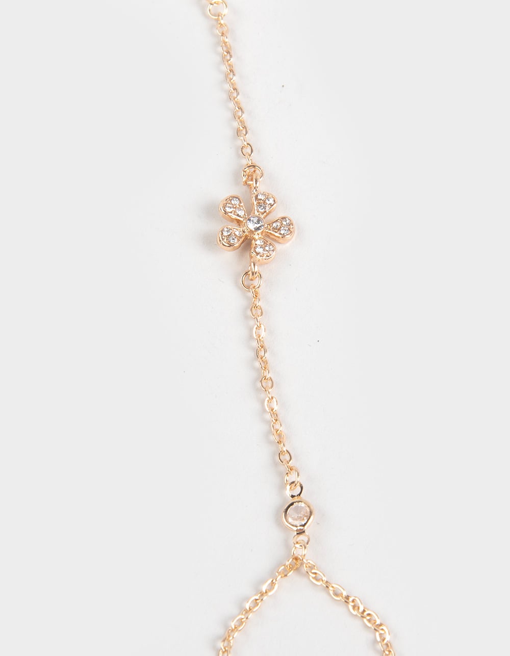FULL TILT Floral Hand Chain - GOLD