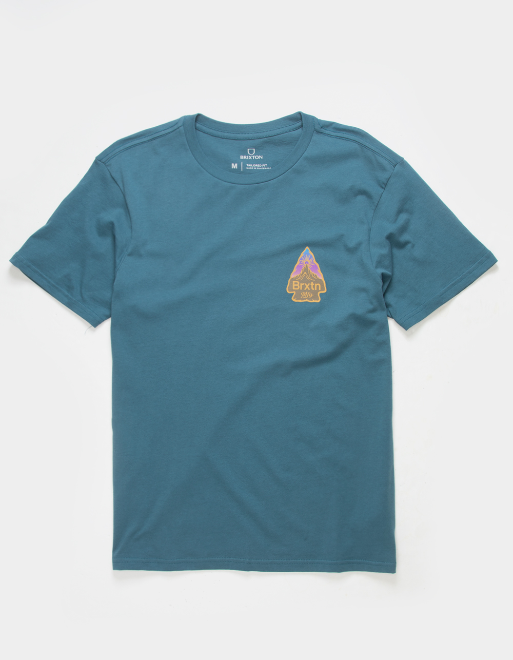 BRIXTON Holt Mens Tee TEAL BLUE Tillys