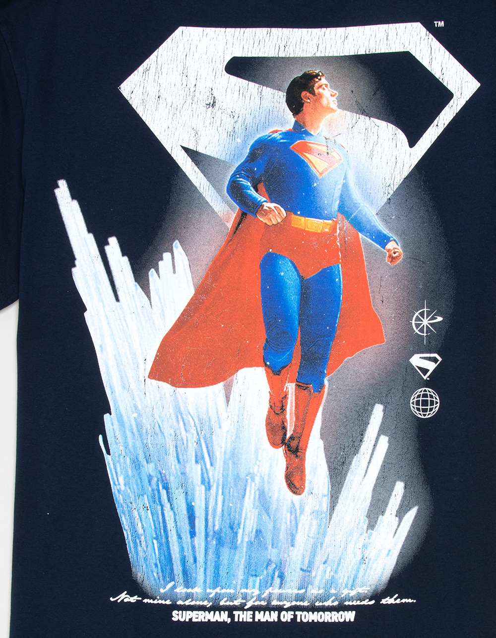 SUPERMAN Power Mens Tee - NAVY