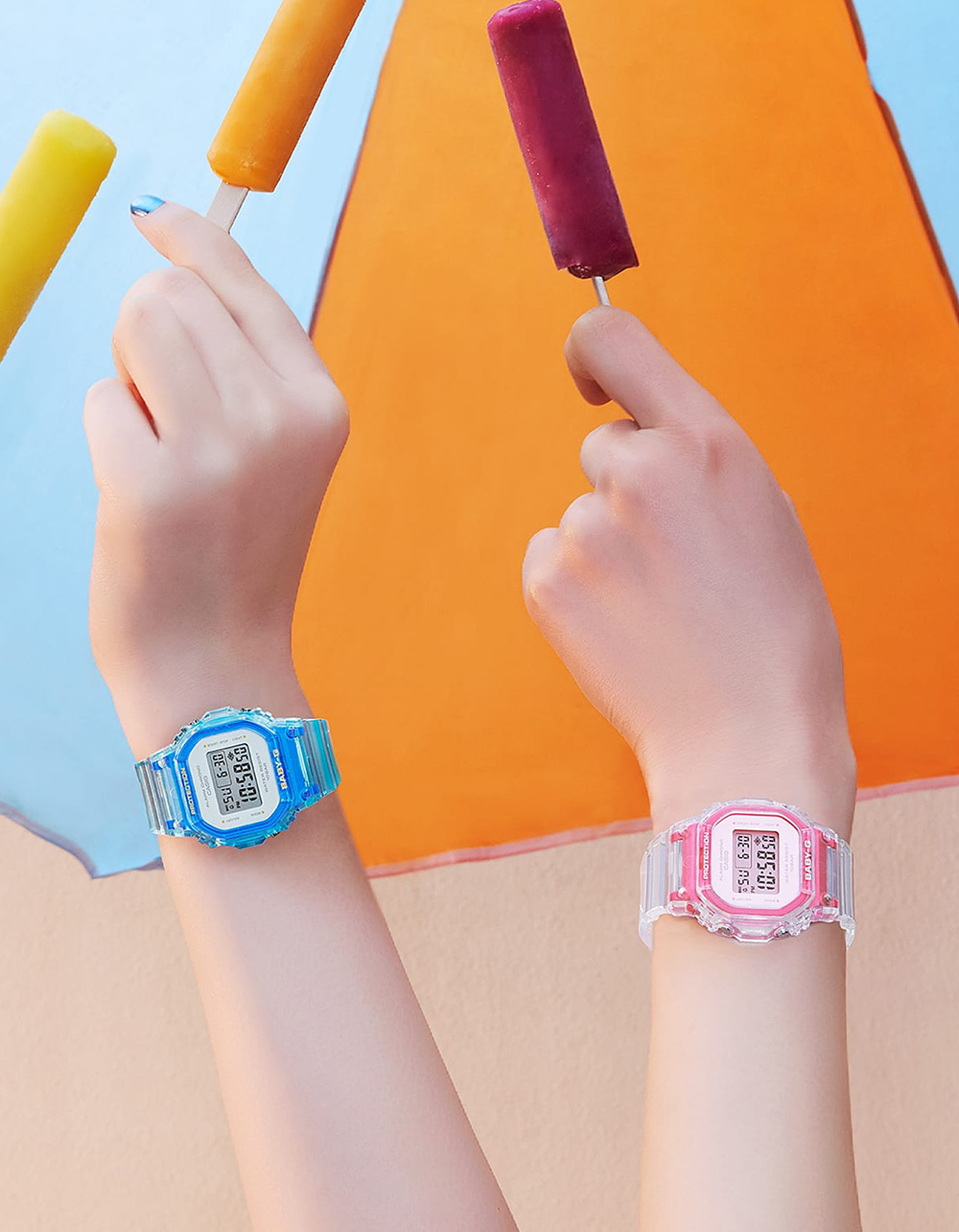 G-SHOCK BGD565SJ-7 Baby-G Watch - CLEAR/PINK | Tillys 