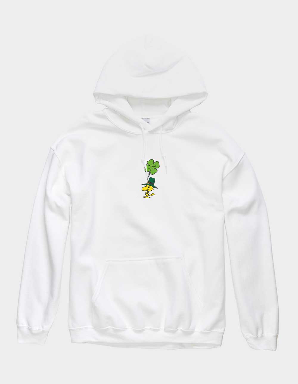 PEANUTS Woodstock Four Leaf Clover Unisex Hoodie - WHITE