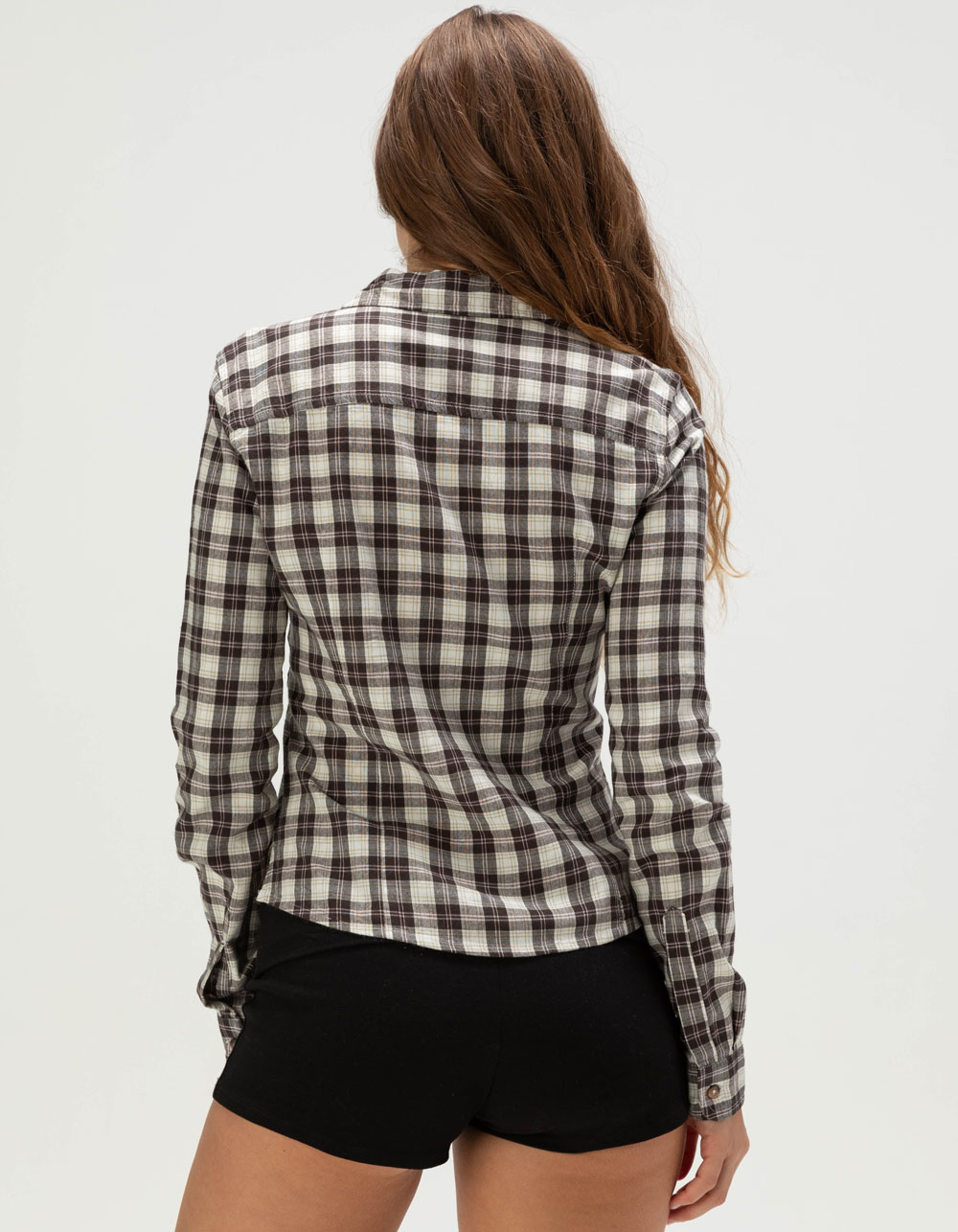 BDG Urban Outfitters Gwen Plaid Womens Button Up Shirt - MULTI