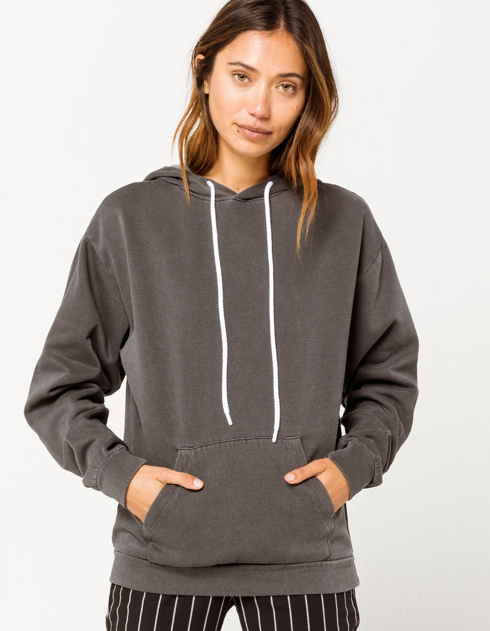 SKY AND SPARROW Mineral Womens Oversized Hoodie image number 0