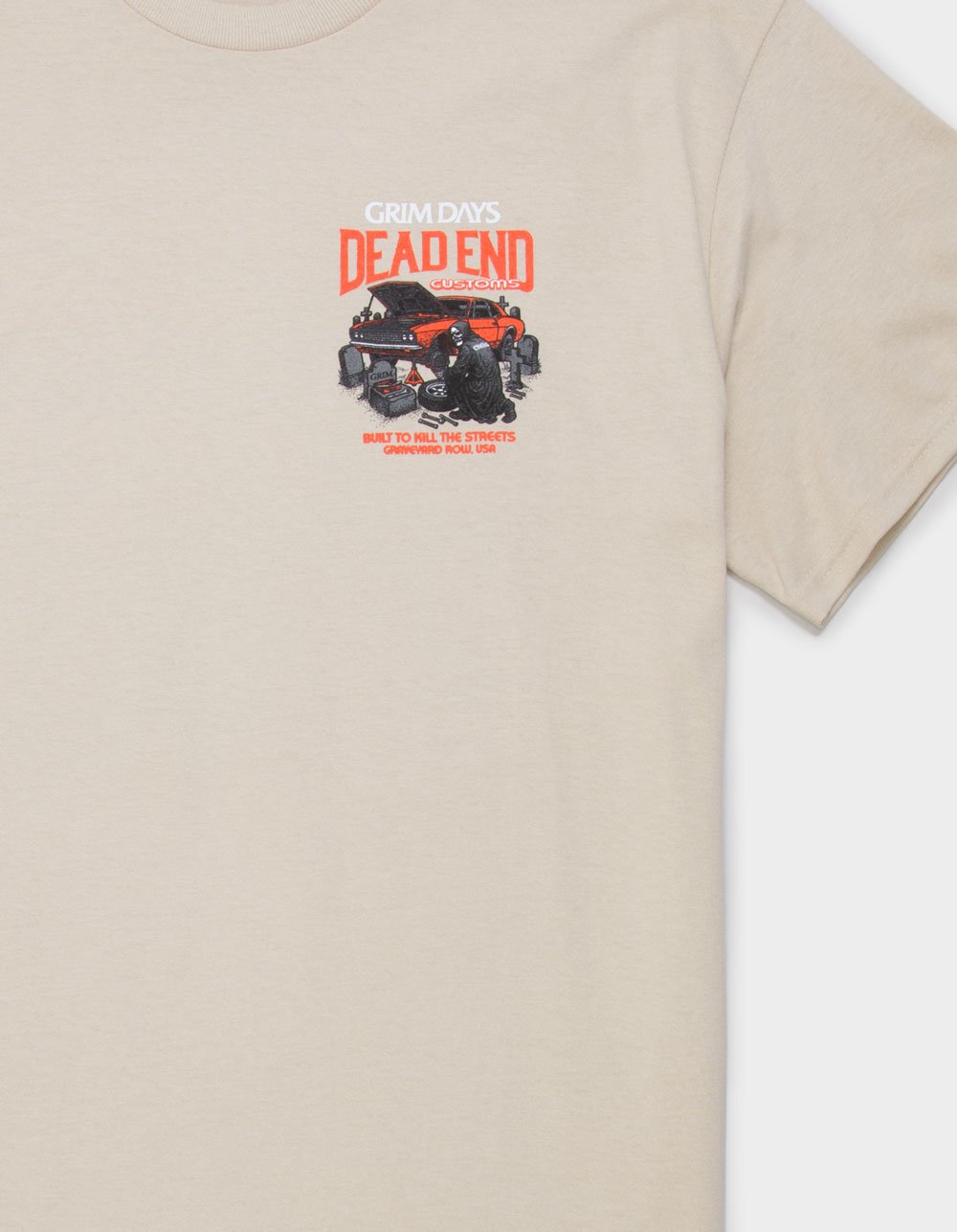 GRIM DAYS Dead End Mens Tee - SAND
