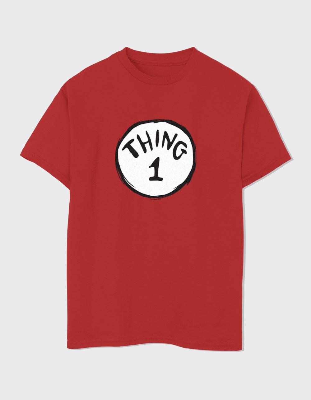 DR. SEUSS Thing 1 Unisex Kids Tee - RED