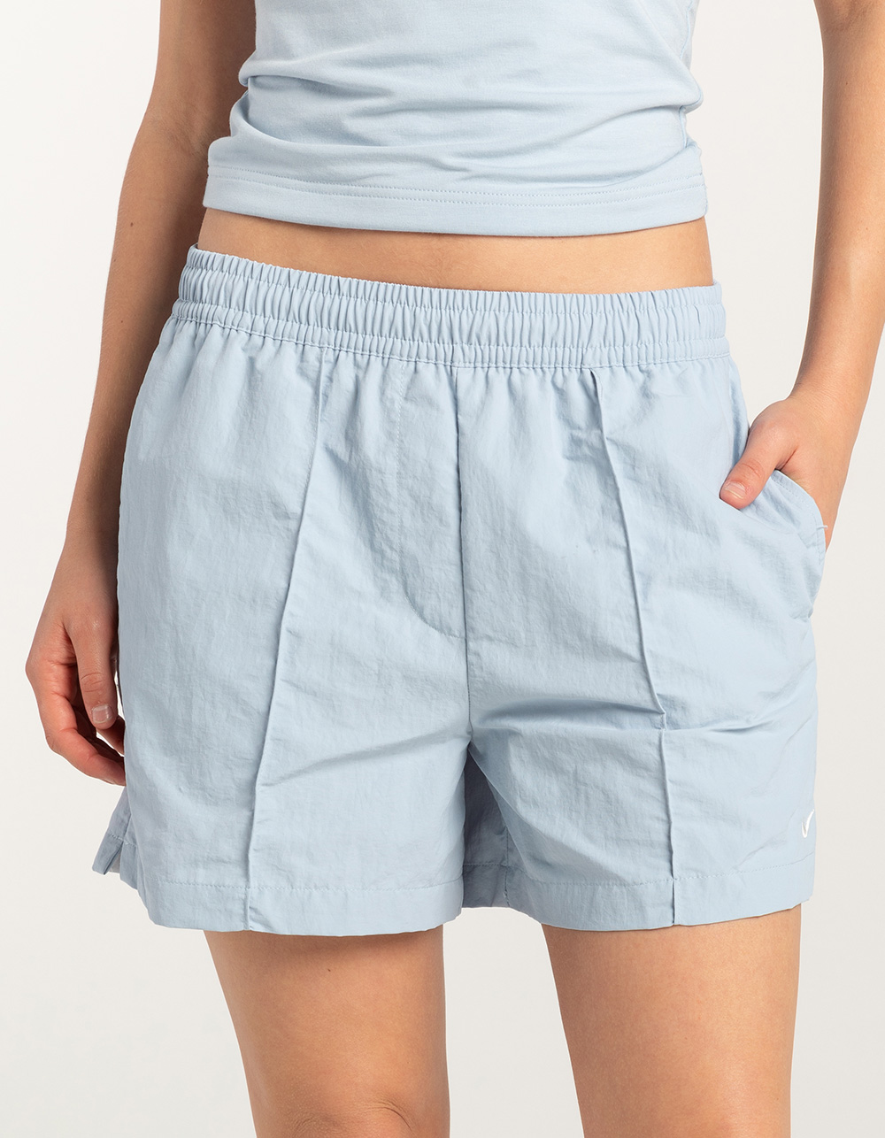 NIKE Sportswear Everything Woven Womens Shorts - LIGHT BLUE
