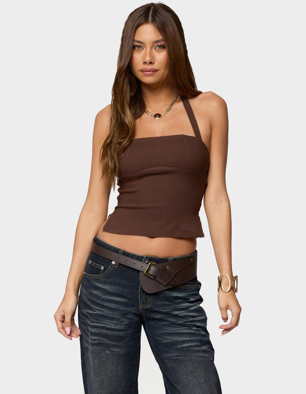 EDIKTED Dara Halter Top