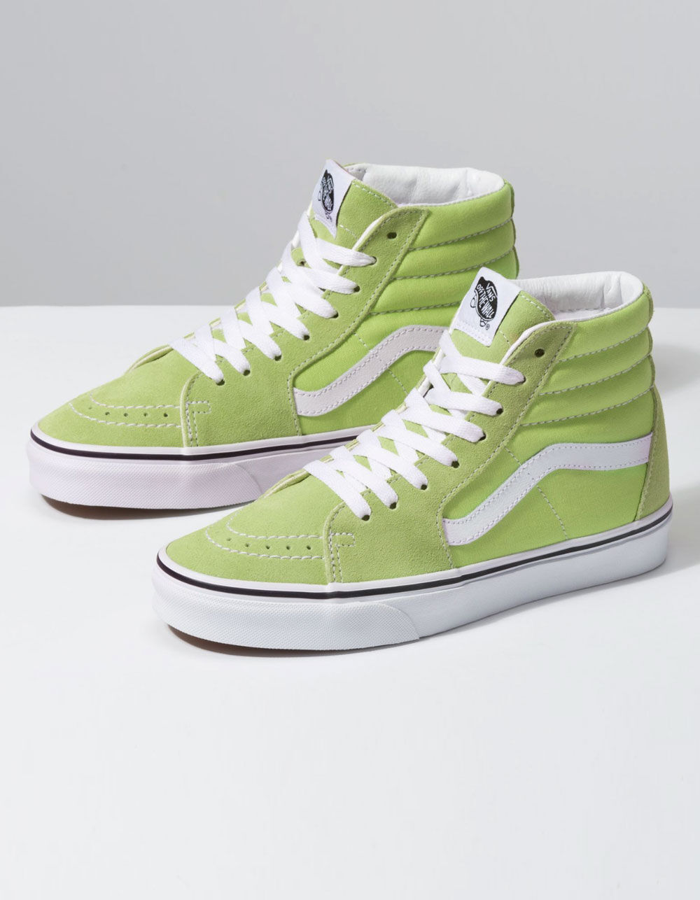 VANS Sk8-Hi Sharp Green & True White Womens Shoes - SHARP GREEN/TRUE ...
