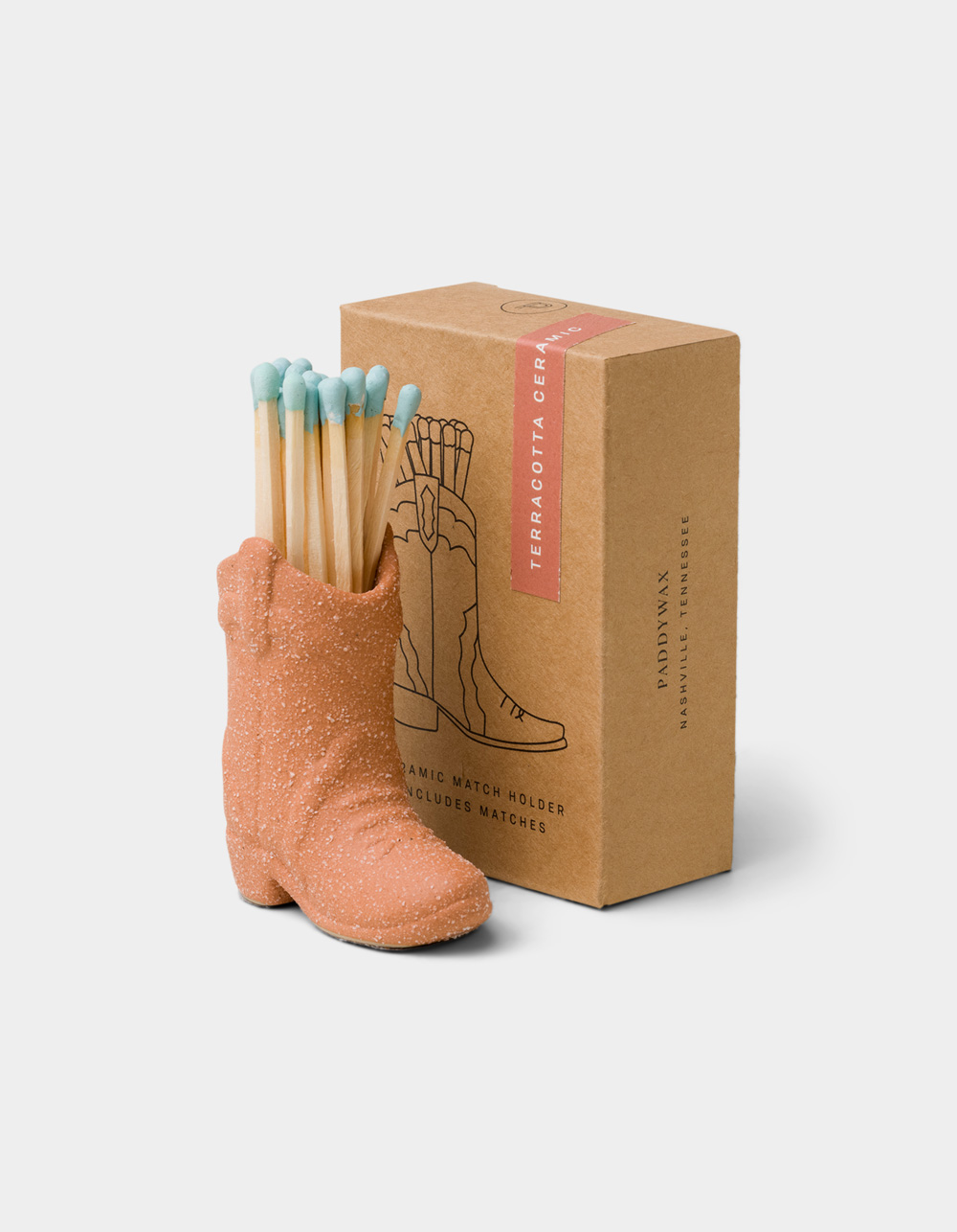 PADDYWAX Cowboy Boot Match Holder NATURAL Tillys