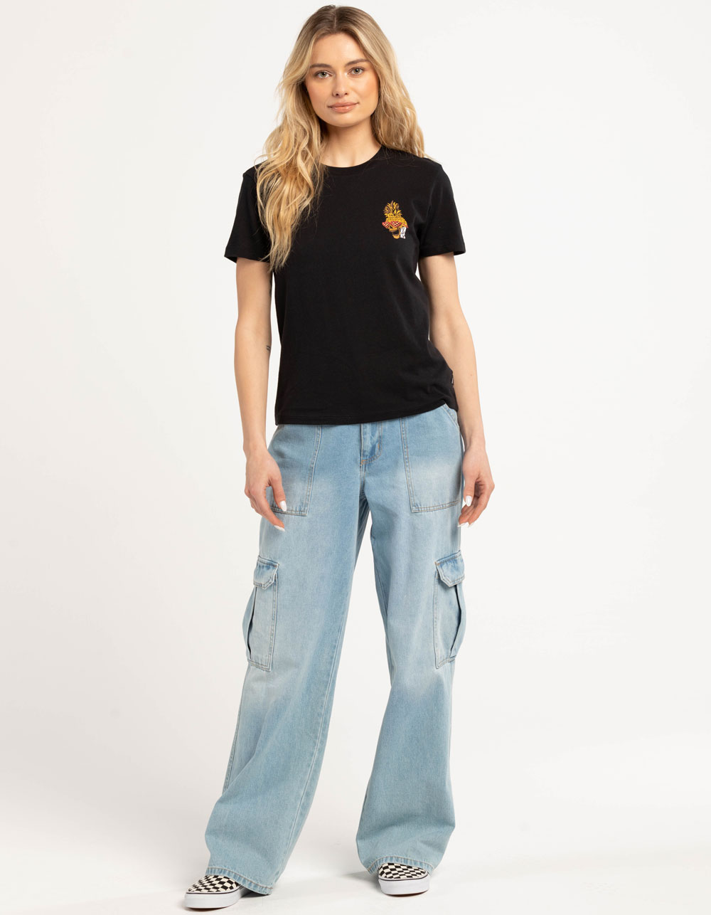 VANS Pine Head Womens Tee BLACK Tillys