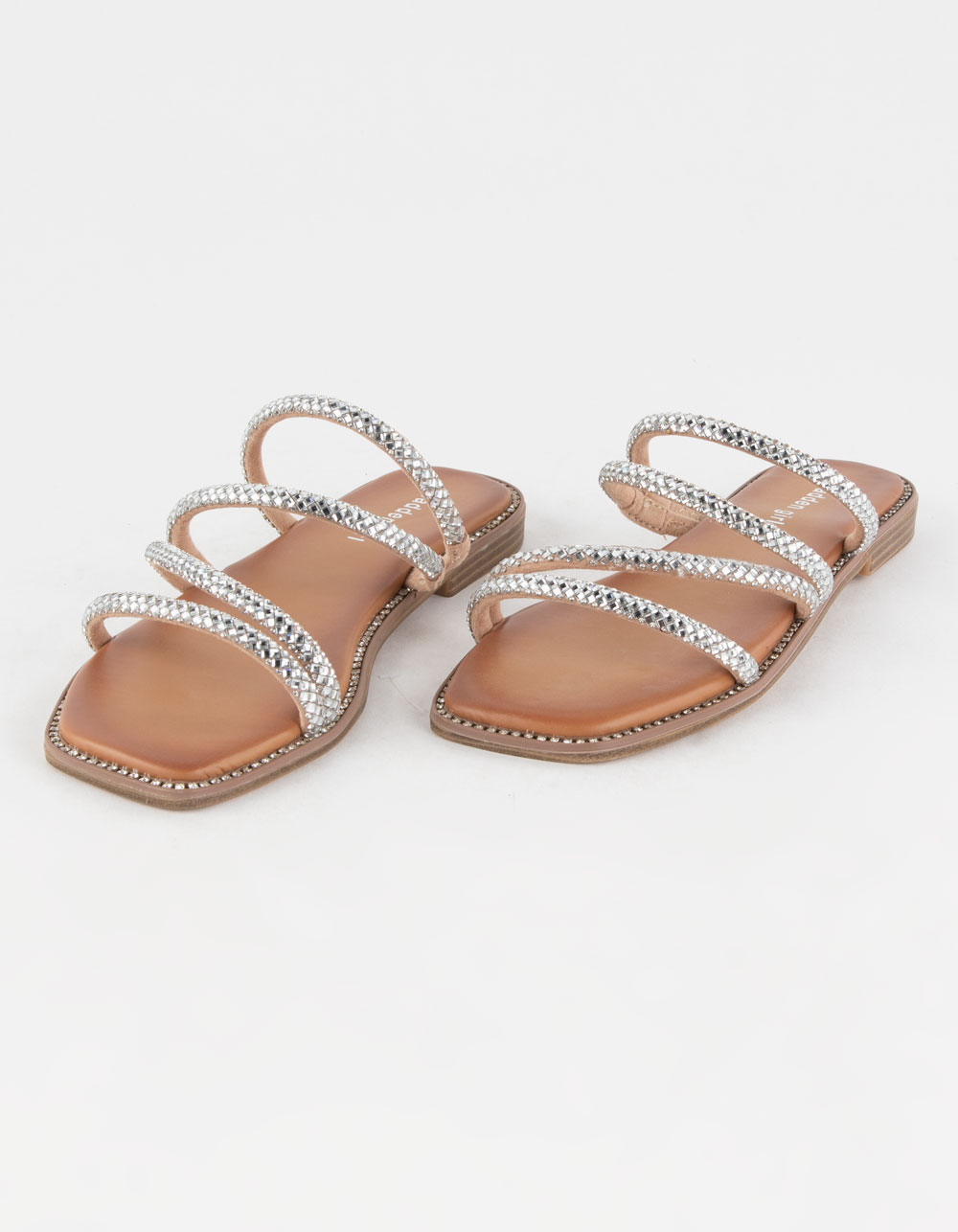 MADDEN GIRL Posh Womens Strappy Flat Sandals - METALLIC CMBO | Tillys