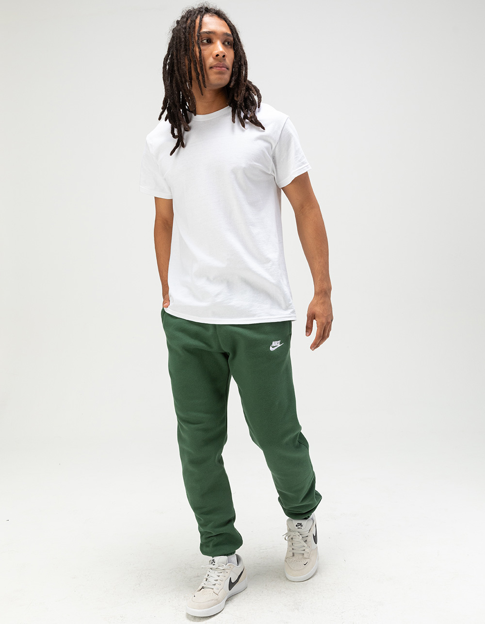 NIKE Sportswear Club Fleece Mens Sweatpants - DK GREEN