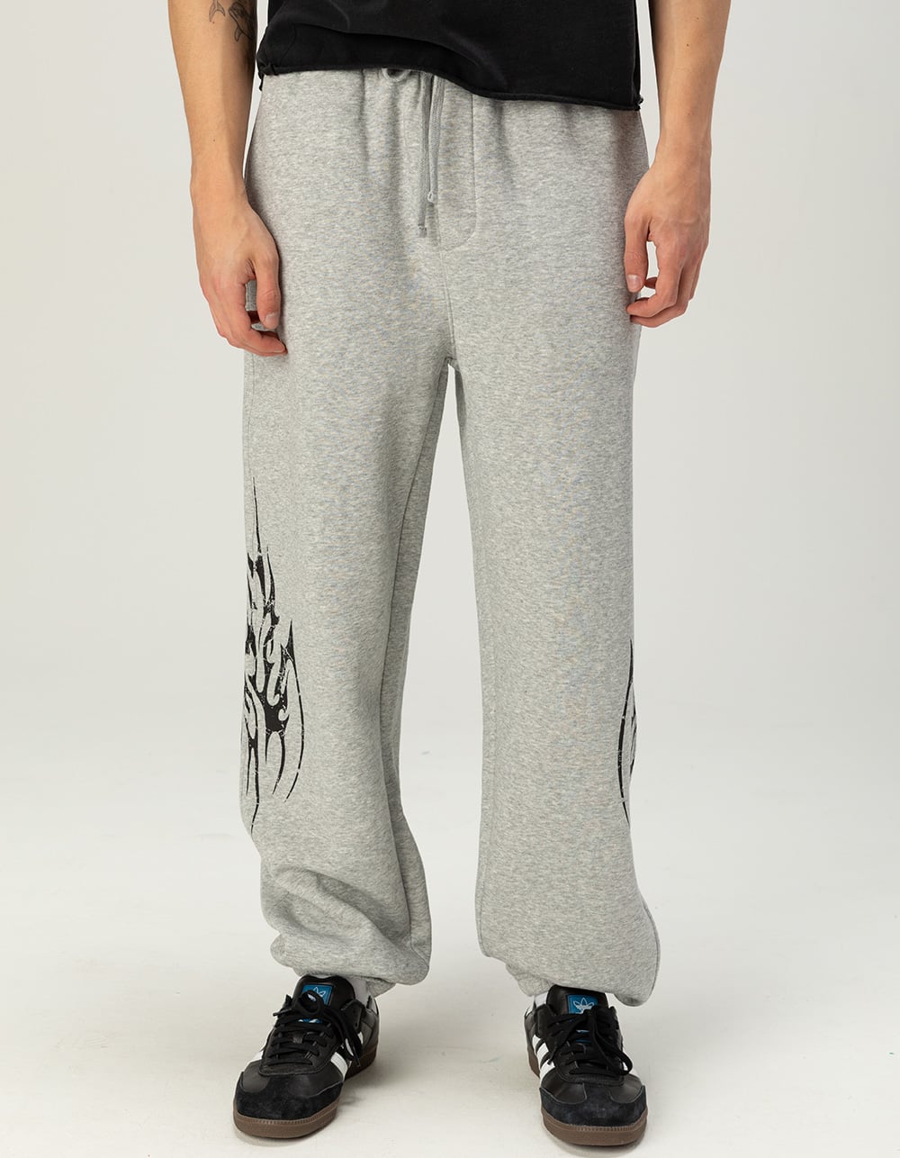 RSQ Mens Baggy Sweatpants - HEATHER GRAY