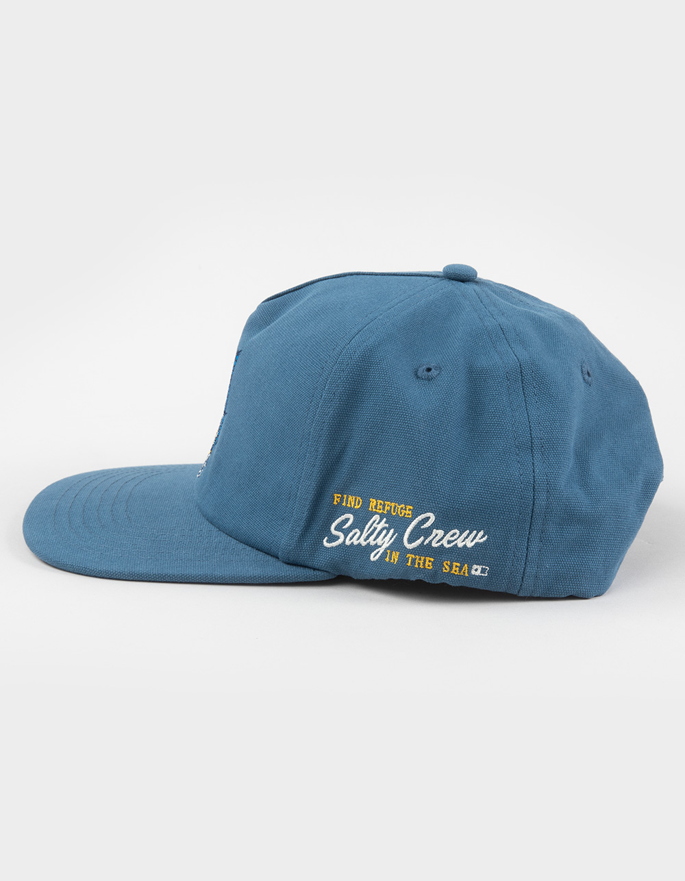 SALTY CREW Coastal 5 Panel Snapback Hat - BLUE