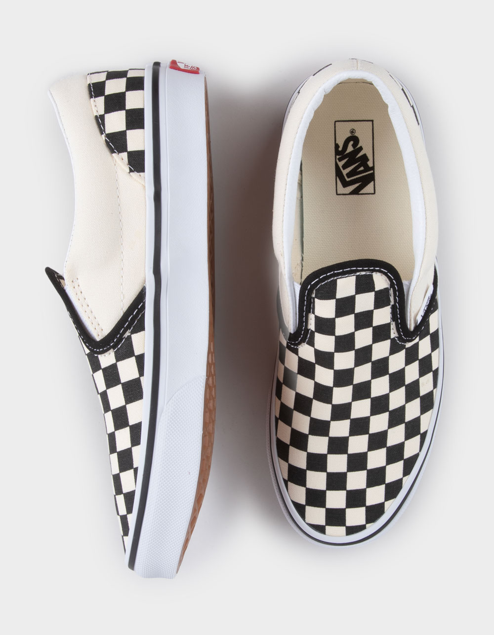 VANS Classic Slip-On Kids Checkerboard Shoes - CHECKER