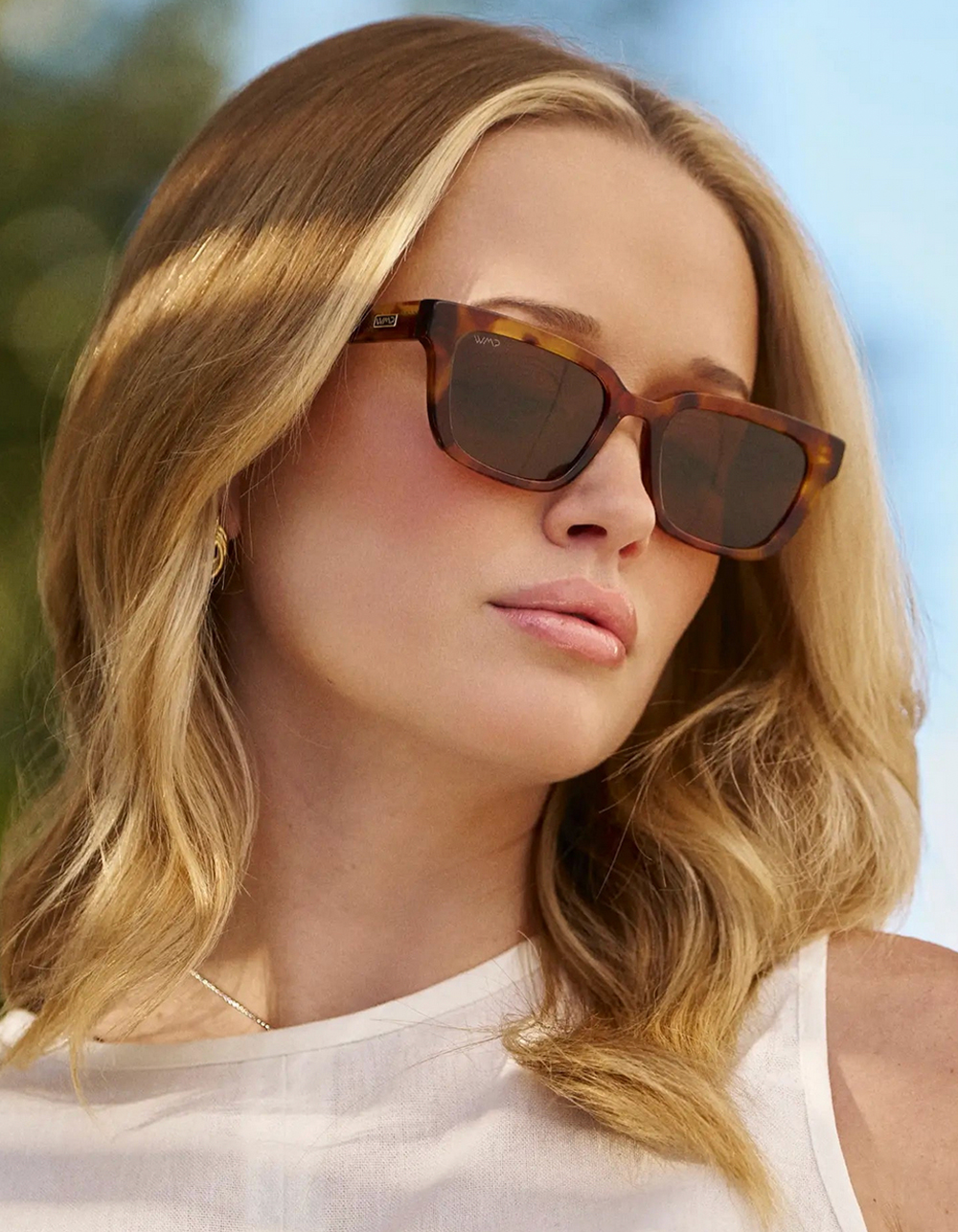 WMP EYEWEAR Vivian Polarized Sunglasses - TORTOISE