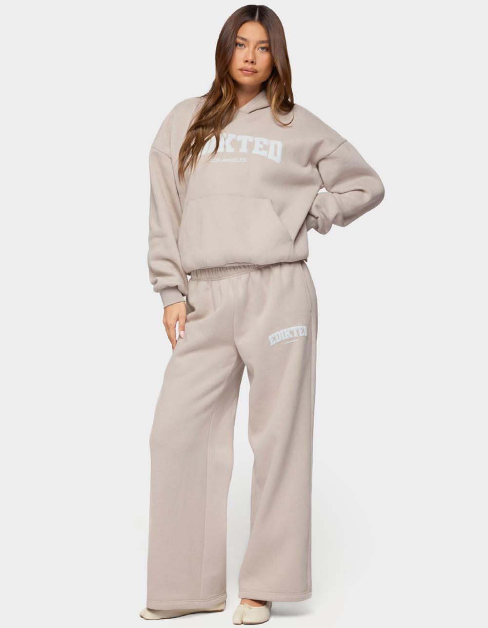Edikted LA Hoodie - BEIGE