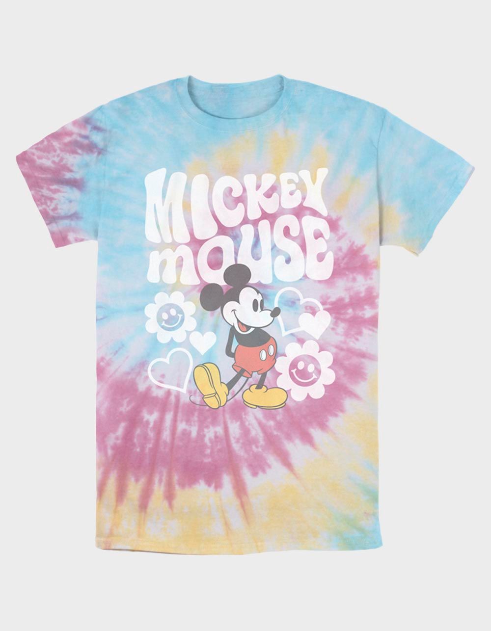 DISNEY Mickey Mouse Retro Floral Unisex Tee - MULTI