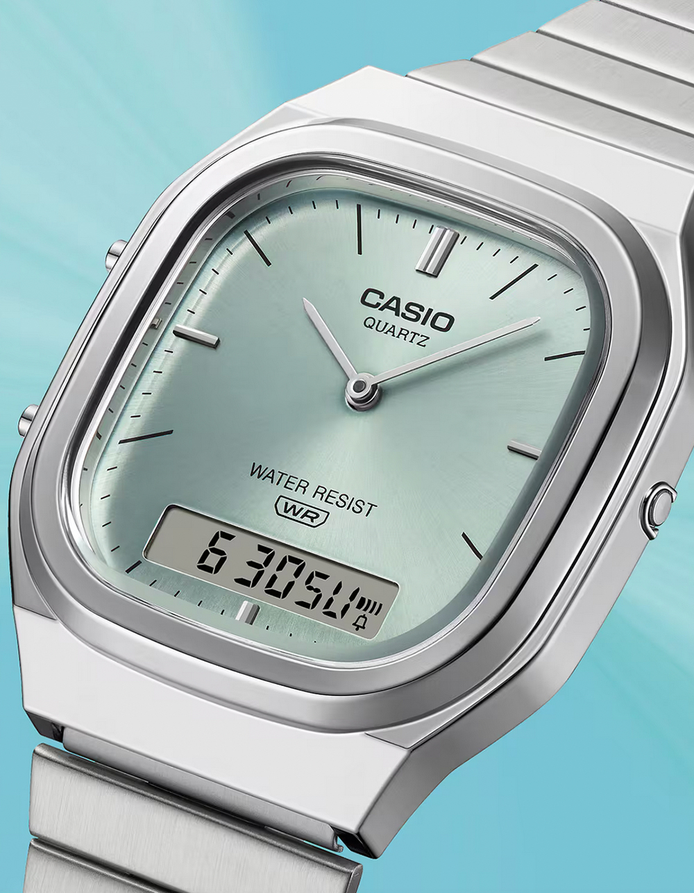 CASIO AQ240E-2A Watch - SILVER