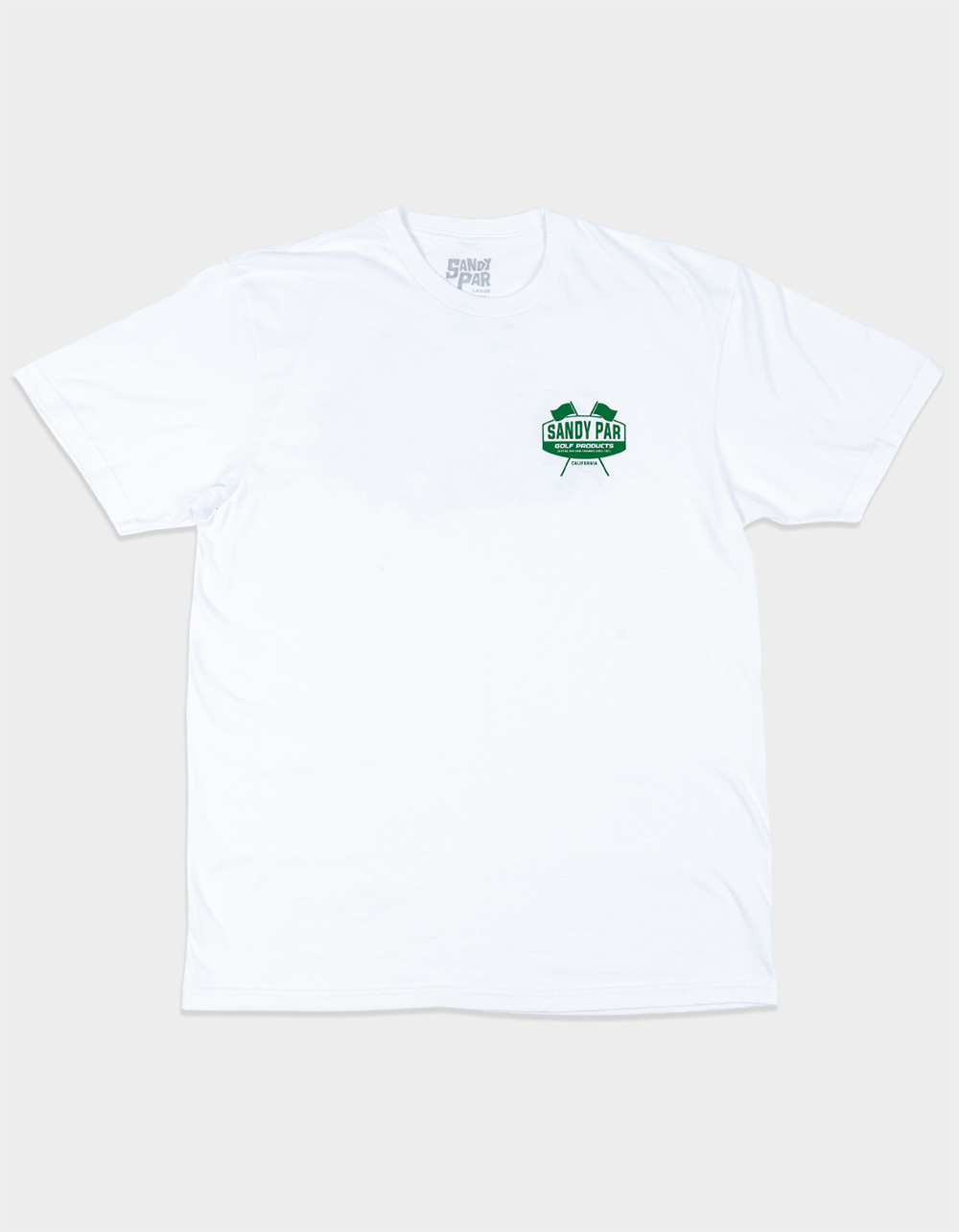 SANDY PAR Flags Mens Tee - WHITE