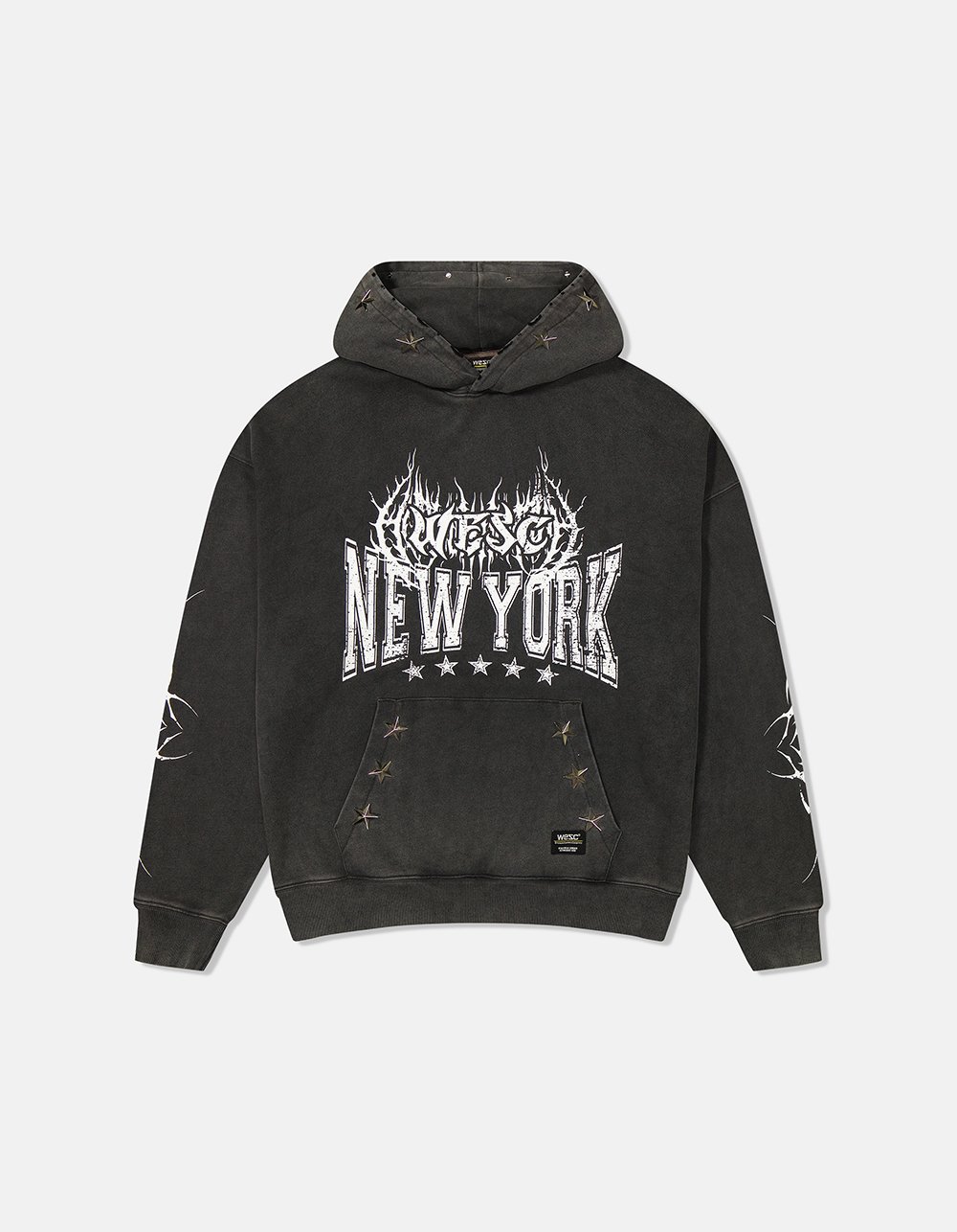 WeSC Dropped Shoulder Gothic Mens Hoodie - WSHBK