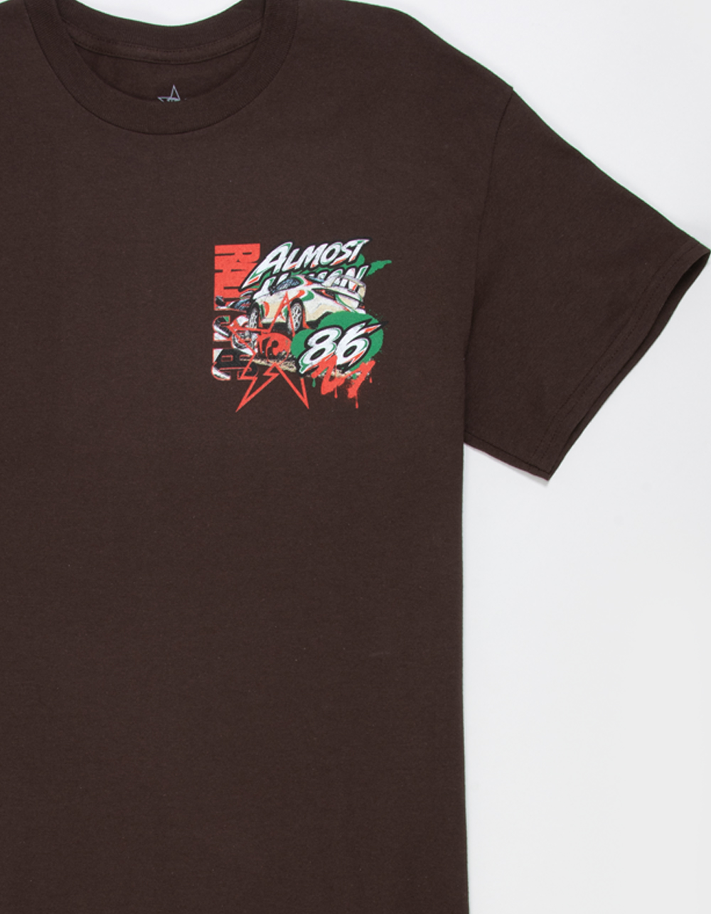 ALMOST HUMAN Rally Mens Tee - BROWN