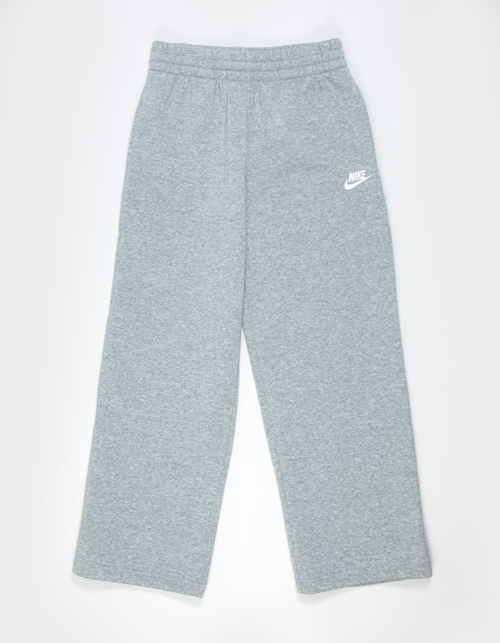 NIKE Sportswear Boys Loose Open Hem Pants - HEATHER GRAY