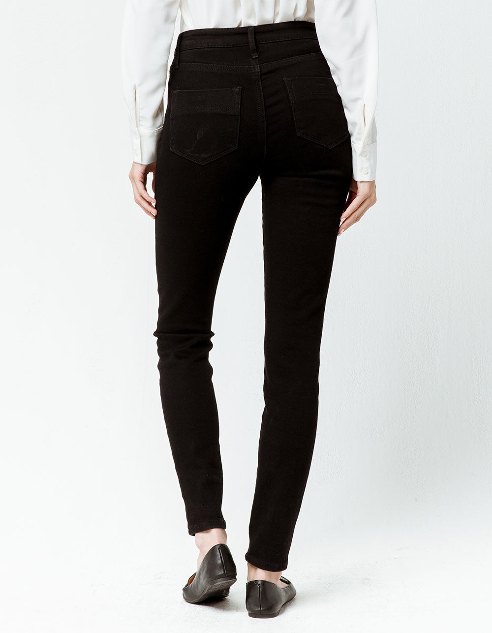 RSQ High Rise Black Womens Skinny Jeans image number 3