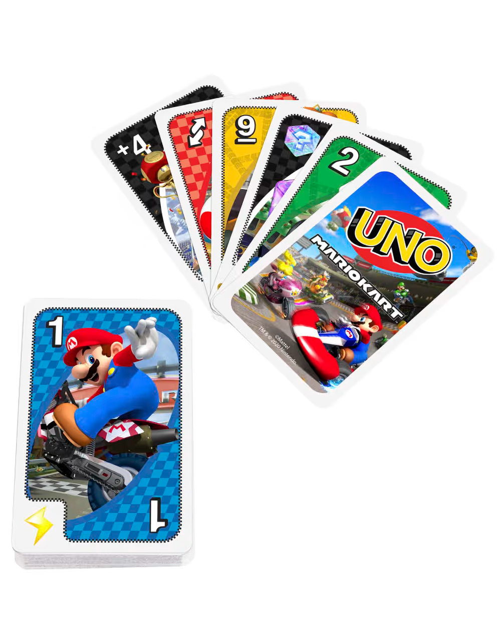 UNO Mario Kart Card Game - MULTI