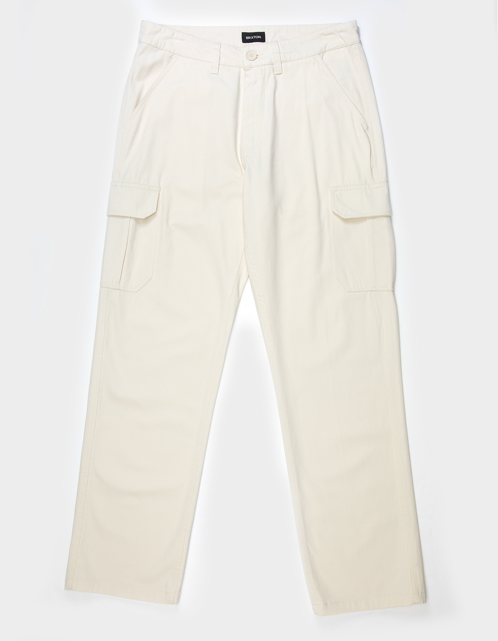 BRIXTON Vintage Brushed Mens Cargo Pants - NATURAL