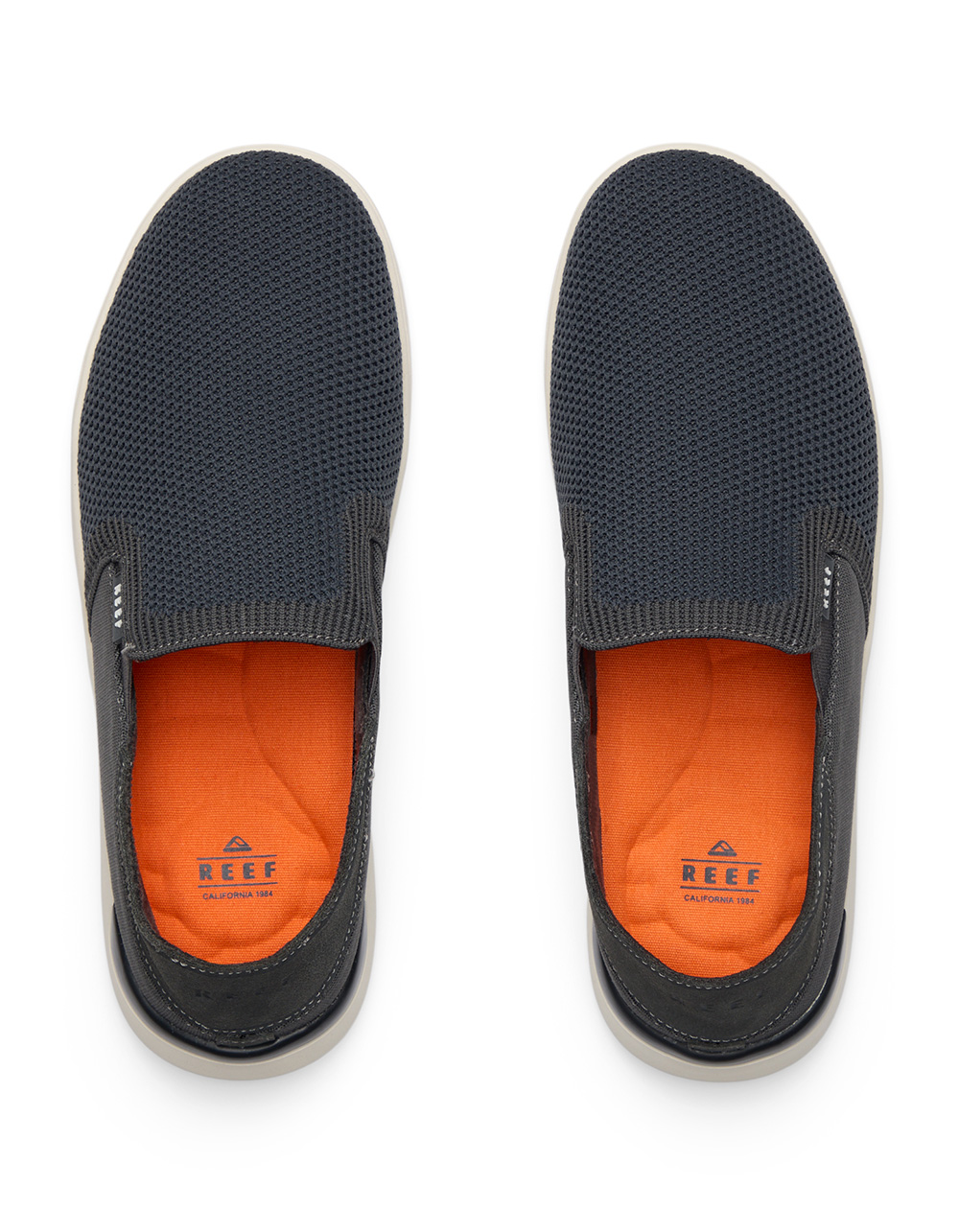 REEF Neptune Slip-On Mens Sneakers - BLACK