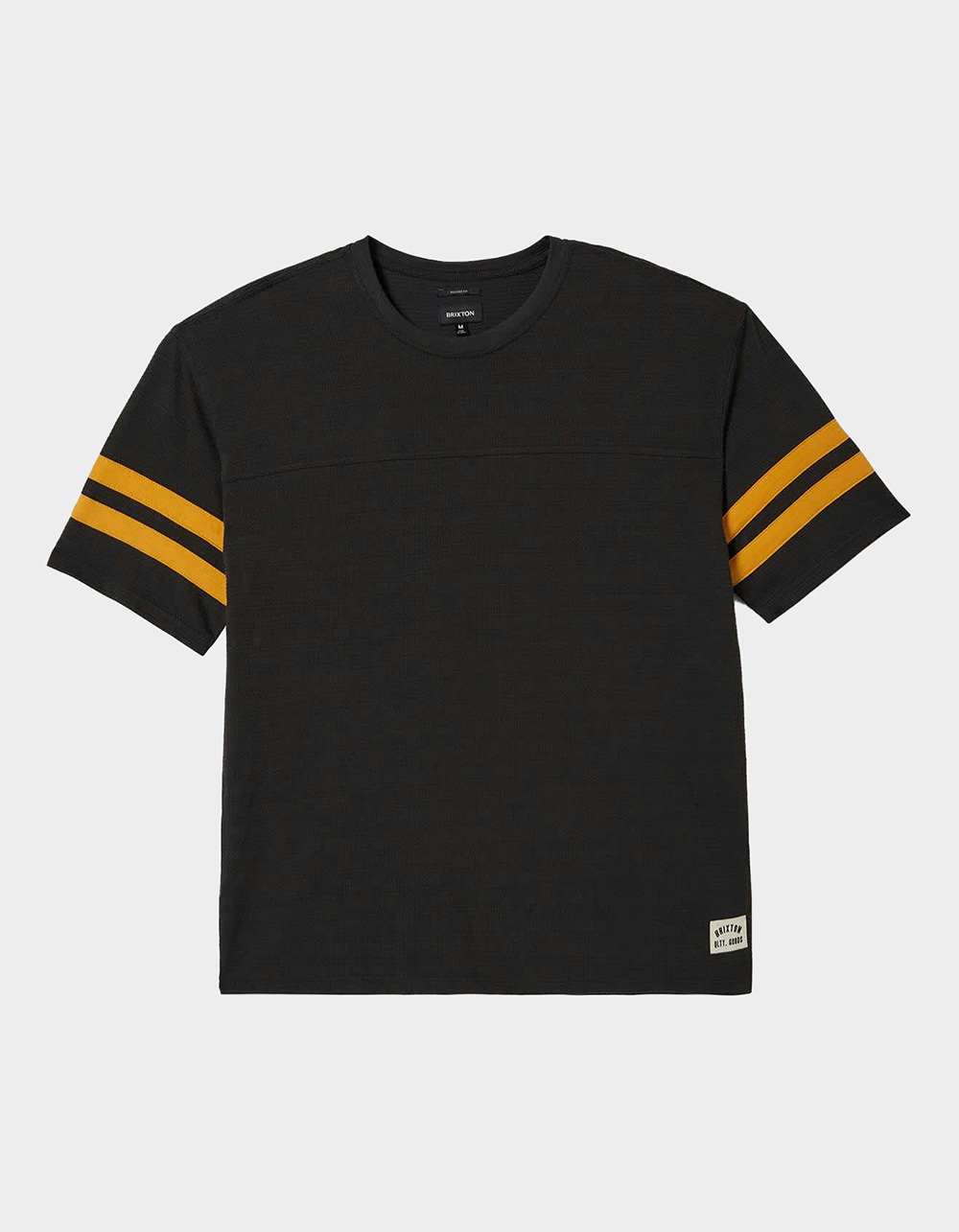 BRIXTON Vintage Mens Mesh Football Jersey - BLACK | Arden Fair