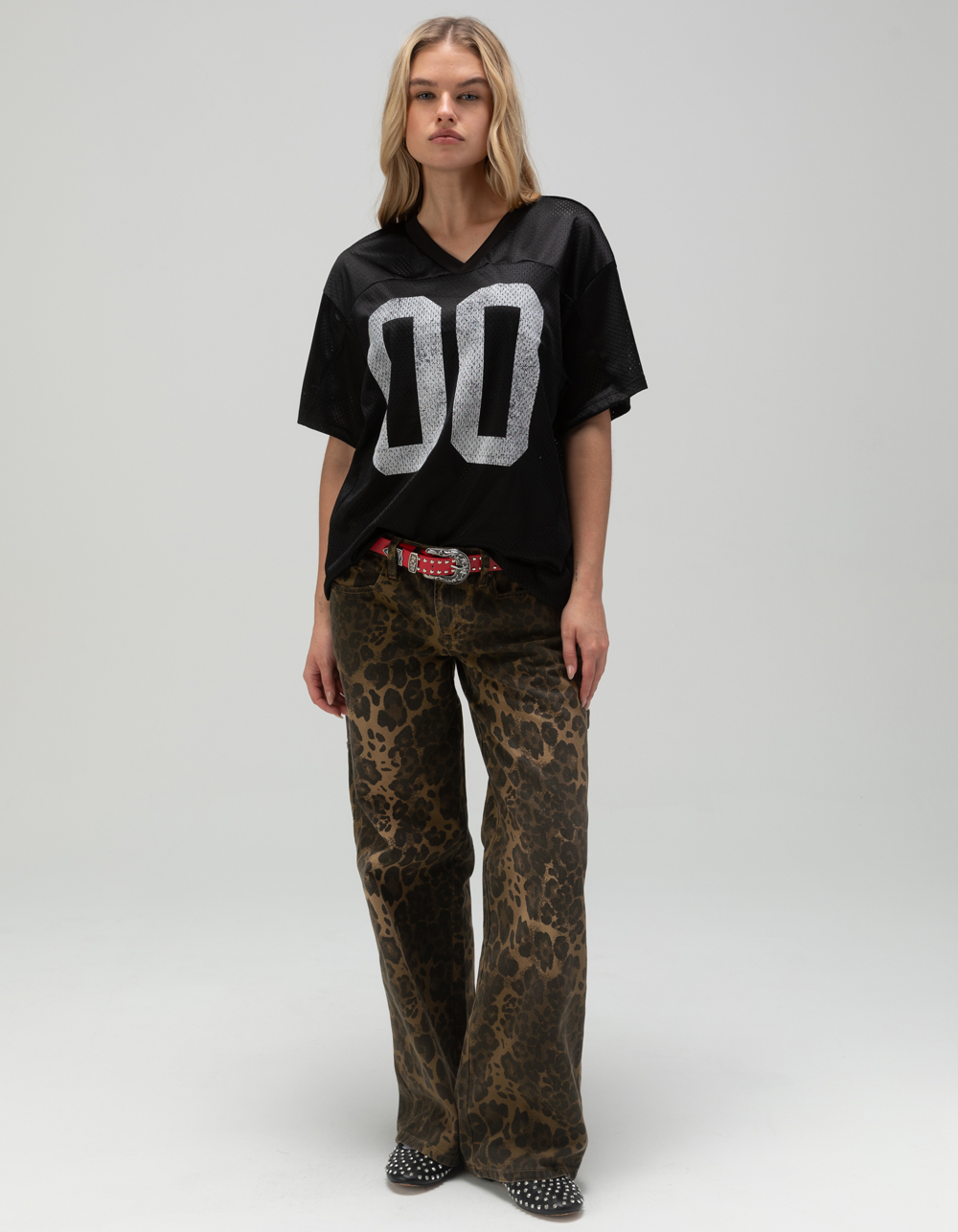 RSQ Womens 00 Jersey - BLACK