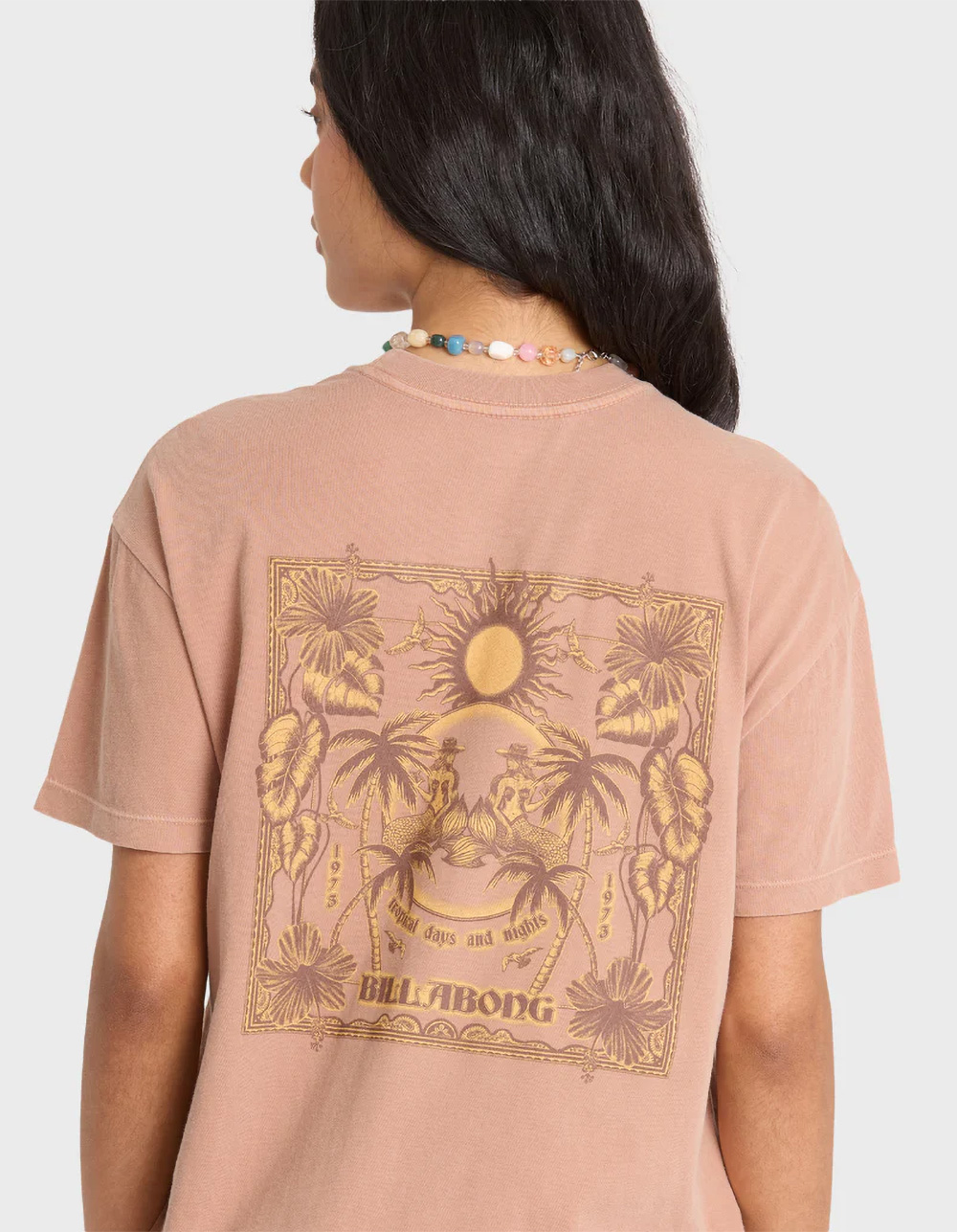 BILLABONG Hello Sundown Womens Tee - LIGHT TAN