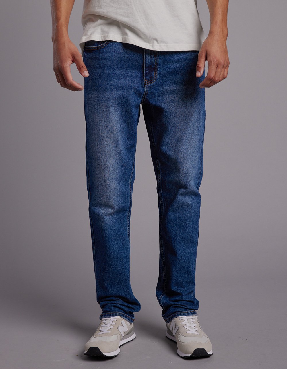 RSQ Mens Relaxed Taper Jeans - Dark Wash