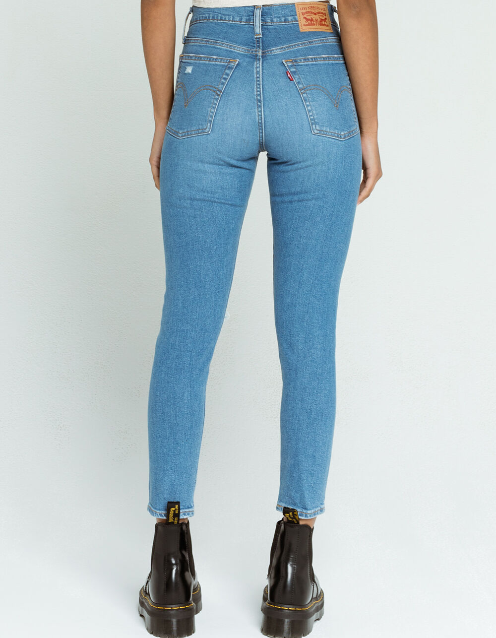 LEVI'S Wedgie Womens Skinny Jeans - MEDIUM BLAST | Tillys