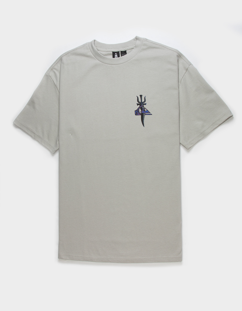 QUIKSILVER x Surfers Of Fortune Tridagger Mens Tee - GRAY | Tillys