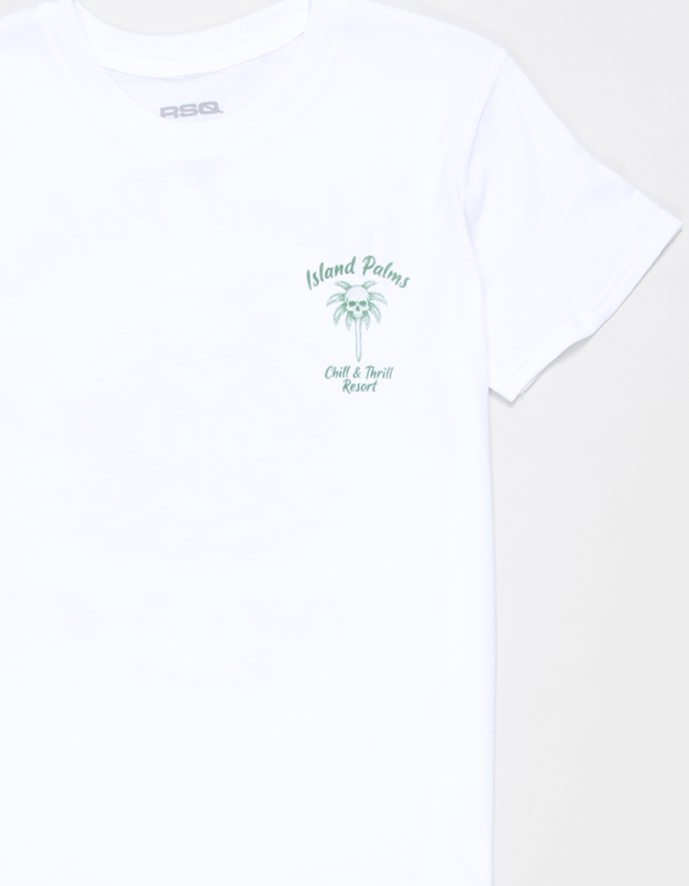 RSQ Island Palms Boys Tee - WHITE