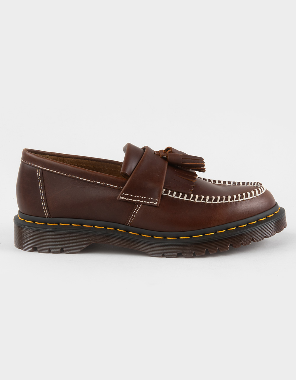 DR. MARTENS Adrian Mens Orleans Leather Loafers - BUTTERSCOTCH