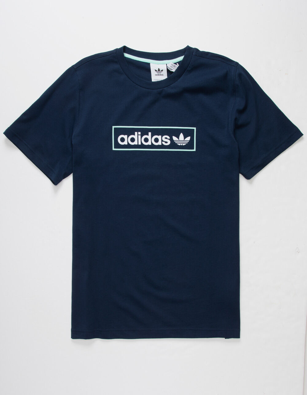 ADIDAS Linear Logo Mens T-Shirt - NAVY | Tillys