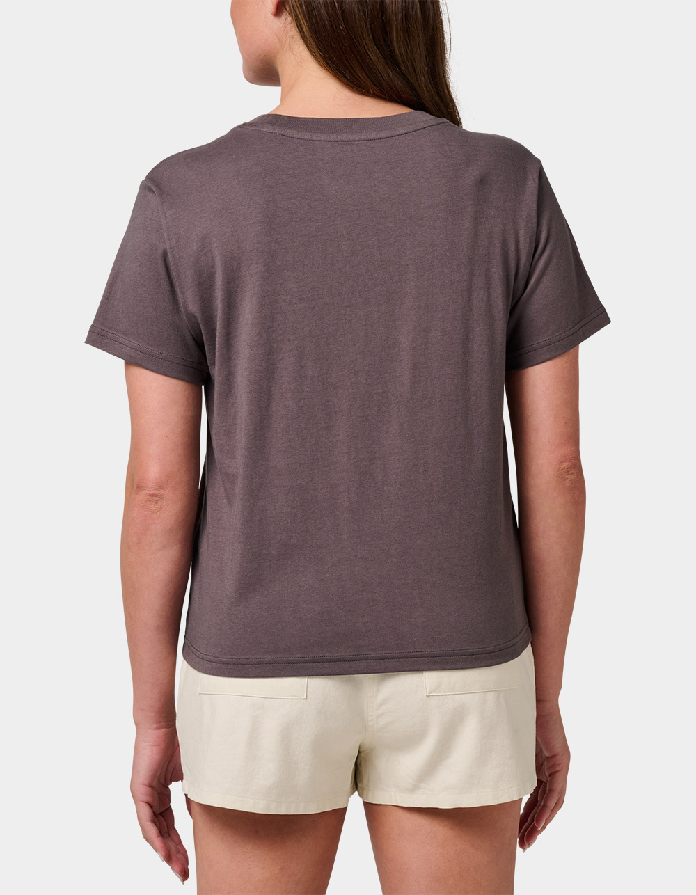 QUIKSILVER Sun Surf Smile Womens Tee - OFF-BLACK