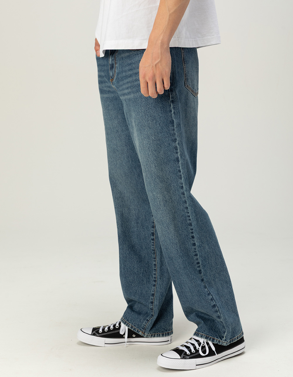 RSQ Mens Loose Jeans - DK STONE