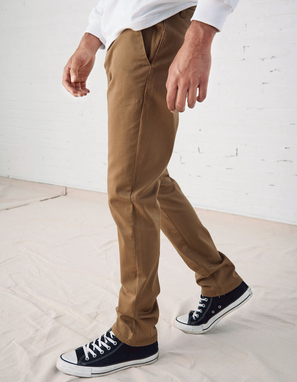 RSQ Mens Slim Chino Pants - TAN